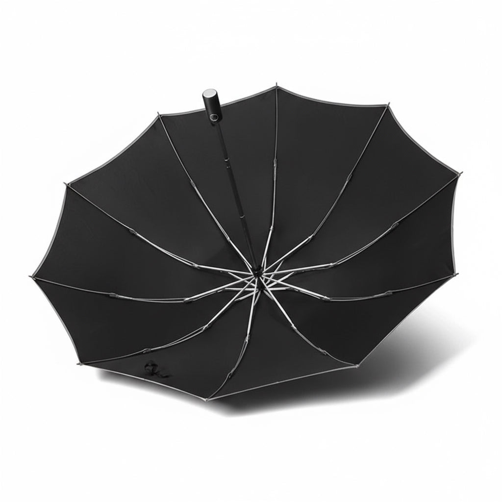 Automatic Reverse Folding Umbrella With Reflective Strips