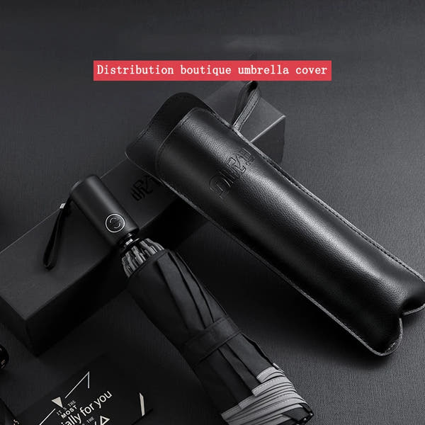 Automatic Reverse Folding Windproof Umbrella with Reflective Strips