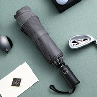 Automatic Reverse Folding Windproof Umbrella with Reflective Strips